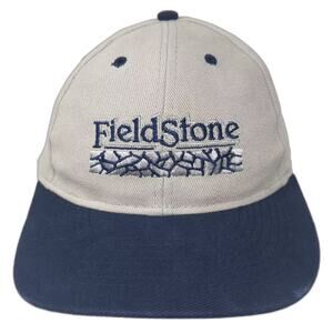 Otto Cap FieldStone Baseball Cap Gray Blue One Size Slideback Embroidered Hat